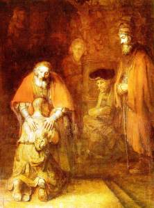 Rembrandt, "The Return of the Prodigal Son"