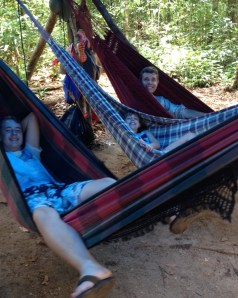 Hammocks in the Amazon