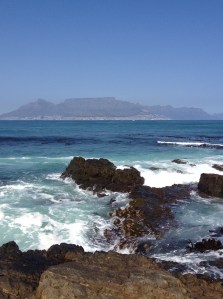 Table Mountain from Robben Island