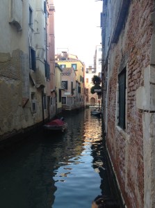 Canal behind our apartment