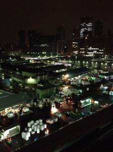 A view of market from above
