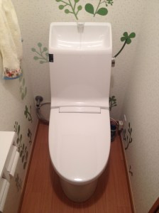 Notice the hand washing basin at the top of the toilet