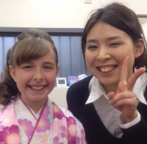 Rachel and Hair Dresser